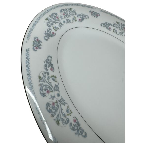 Liling Fine China Yung Chen Large Oval Serving Platter Porcelain 14.5"x10.5" - Picture 2 of 5
